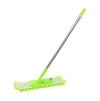 Factory direct sales of Chenille flat mop, water-absorbing, dust-removing and stain-removing wooden floor, detachable coral fleece stainless steel mop Specification image